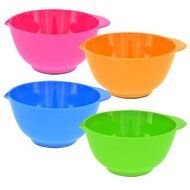 Colorful Mini Ingredient Prep Mixing Bowls, set of 4