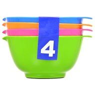 Colorful Mini Ingredient Prep Mixing Bowls, set of 4 N2