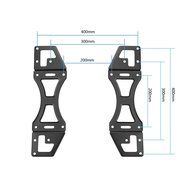 Suptek Articulating Full Motion Tv Wall Mount for 32"-60" LED LCD Plasma TVs (VESA Standard up to 400x400mm),... N6