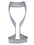 R&amp;M Wine Glass 4&quot; Cookie Cutter in Durable, Economical, Tinplated Steel