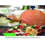 NutriChef PKPZ950 - Artisan Electric Pizza Oven with Brick Housing and Crisping Stone - Countertop Safe N3