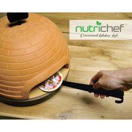 NutriChef PKPZ950 - Artisan Electric Pizza Oven with Brick Housing and Crisping Stone - Countertop Safe N4