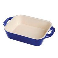 Staub Rectangular Dish, Dark Blue, 7.5 x 6 - Dark Blue