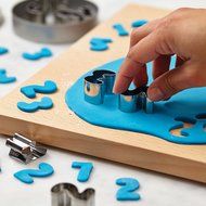Cake Boss Decorating Tools 9-Piece Stainless Steel Number Fondant and Cookie Cutter Set N3