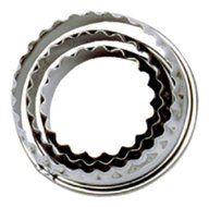 3 Pack Of Crinkle Pastry Cutters