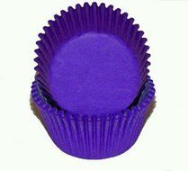 Dark Regal Purple Glassine Baking Cups Cupcake Liners 50 ct