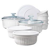 Corningware French White 10 Piece Bakeware Set N2