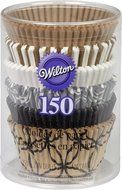 Wilton 415-8121 150-Pack Baking Cup, Dots/Stripes, Standard N11