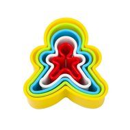 Fantasy Life Cooke Cutter Set The Gingersnap Shape Multi-size Cookie Cutters Biscuit Cutter Set -5pcs