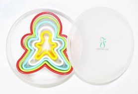 Fantasy Life Cooke Cutter Set The Gingersnap Shape Multi-size Cookie Cutters Biscuit Cutter Set -5pcs N3