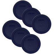 Pyrex Green 2 Cup Round Storage Cover #7200-PC for Glass Bowls, 4 Pack N15