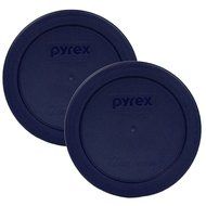 Pyrex Green 2 Cup Round Storage Cover #7200-PC for Glass Bowls, 4 Pack N16