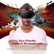 TaoTronics 3D VR Headset with Magnetic Trigger, Lightweight Virtual Reality Goggles - 3rd Generation VR Box (VR... N3