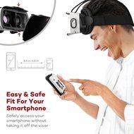 TaoTronics 3D VR Headset with Magnetic Trigger, Lightweight Virtual Reality Goggles - 3rd Generation VR Box (VR... N5