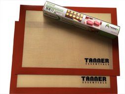 Silicone Baking Mat - Professional Grade Non Stick Silicon Baking Mat Set -Thick &amp; Large- Perfect for Bake Pans...