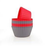 MIREN 12 Pack Reusable Nonstick Jumbo Premium Silicone Baking Cups, Cupcake and Muffin Liners, 3.8 Inch Large...