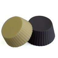 MIREN 12 Pack Reusable Nonstick Jumbo Premium Silicone Baking Cups, Cupcake and Muffin Liners, 3.8 Inch Large... N6