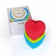 MIREN 12 Pack Reusable Nonstick Jumbo Premium Silicone Baking Cups, Cupcake and Muffin Liners, 3.8 Inch Large... N10