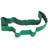 Alligator Bright Green Poly Resin Coated Tin Cookie Cutter 4.5"