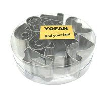 YOFAN 9-pack Numbers Cookie Cutters
