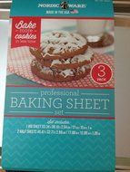 3 Pack Professional Baking Sheets Set