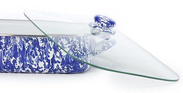 Golden Rabbit Lasagna Pan with Lid, Cobalt N2
