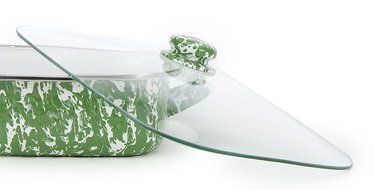 Golden Rabbit Lasagna Pan with Lid, Cobalt N8