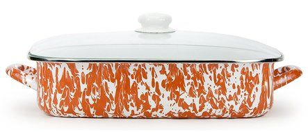 Golden Rabbit Lasagna Pan with Lid, Cobalt N11