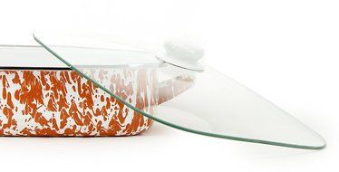 Golden Rabbit Lasagna Pan with Lid, Cobalt N12