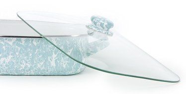 Golden Rabbit Lasagna Pan with Lid, Cobalt N16