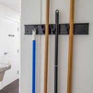 Carlisle 4073100 Roll 'N Grip Mop, Broom and Tool Holder / Storage System N7