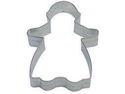 R&amp;M Gingerbread Girl 5&quot; Cookie Cutter in Durable, Economical, Tinplated Steel