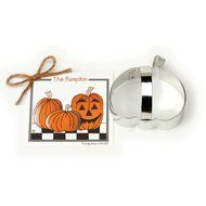 Pumpkin Cookie and Fondant Cutter - Ann Clark - 3.6 Inches - US Tin Plated Steel N3
