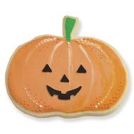 Pumpkin Cookie and Fondant Cutter - Ann Clark - 3.6 Inches - US Tin Plated Steel N4