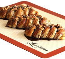Ludy's Kitchen 3-Pc Silicone Bakeware Set - Professional Grade Silicone Baking Mats - Replaces Parchment Paper... N11