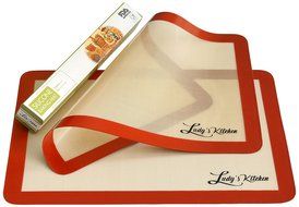 Ludy's Kitchen 3-Pc Silicone Bakeware Set - Professional Grade Silicone Baking Mats - Replaces Parchment Paper... N15