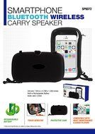 Zenex Bluetooth Speaker Carry Case for Smartphones N2