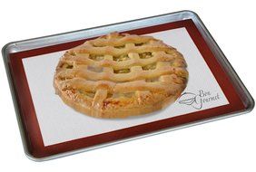 Silicone Baking Mat - Set of 2 Half Sheet (Thick &amp; Large 11 5/8" x 16 1/2") N3