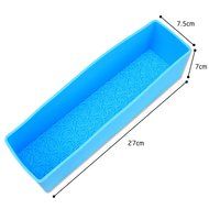 Biowow 1pcs Silicone Rectangular Soap Loaf Toast Rose Pattern Mold Mould N4