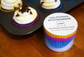 California Kitchenware Butterfield Silicone Cupcake Molds (Set of 12) N4