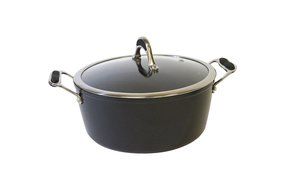 Dell&#039;Arte Luxury Collection Forged Aluminum 5.3QT Casserole Pan