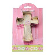Cross Cookie and Fondant Cutter - Ann Clark - 4.5 Inches - US Tin Plated Steel