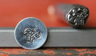 SUPPLY GUY 3, 5 or 7mm Single Metal Punch Design Stamp: Animals, Made in USA (not a set) (DRAGON SGDK-6) N2