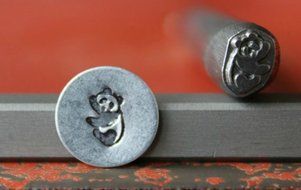 SUPPLY GUY 3, 5 or 7mm Single Metal Punch Design Stamp: Animals, Made in USA (not a set) (DRAGON SGDK-6) N5