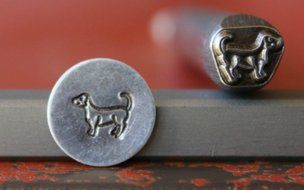 SUPPLY GUY 3, 5 or 7mm Single Metal Punch Design Stamp: Animals, Made in USA (not a set) (DRAGON SGDK-6) N6