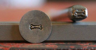 SUPPLY GUY 3, 5 or 7mm Single Metal Punch Design Stamp: Animals, Made in USA (not a set) (DRAGON SGDK-6) N7