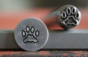 SUPPLY GUY 3, 5 or 7mm Single Metal Punch Design Stamp: Animals, Made in USA (not a set) (DRAGON SGDK-6) N9