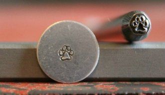 SUPPLY GUY 3, 5 or 7mm Single Metal Punch Design Stamp: Animals, Made in USA (not a set) (DRAGON SGDK-6) N13