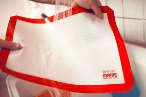 Mame Premium Silicone Kitchen Baking Mat 16.5 Inch Pack of 2 Bonus 2$ coupon Non Stick Child placement N3