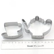 GXHUANG Stainless Steel Cookie Cutter (Whale),for Anniversary Birthday Christmas New Year Party N37